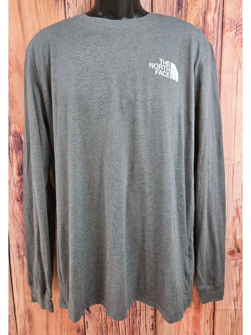 The North Face Gray L/S Crew Shirt Large